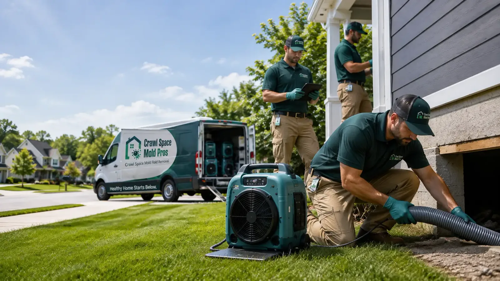Crawl Space Mold Removal in Karns City, PA